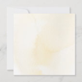 Boho pampas & roze rozen vierkante crème bruiloft kaart (Achterkant)