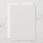 Boho Pampas Wedding Invitation Kaart (Achterkant)