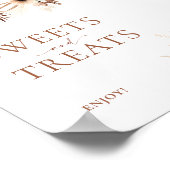 Boho Pampas Wedding Sign Poster (Hoek)