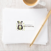 Boho Panda gepersonaliseerd boek behoort tot Etiket (Insitu)