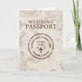 Boho Paspoort Bestemming Bruiloft (Voorkant)