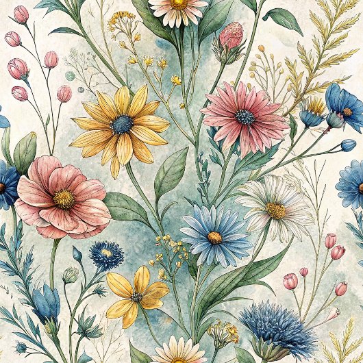 Boho Pastel Couverture Florale Cadeau pour sa séré