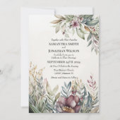 BOHO Pastel Garden Colors Weddenschap Kaart (Voorkant)