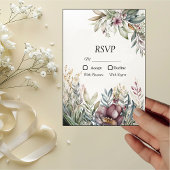 BOHO Pastel Jardin Couleurs Mariage RSVP