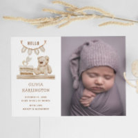 Boho pastel lieve teddybeer speelgoed. Schattigee