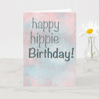 Boho Pastel Mandala's Gelukkige Hippie Verjaardags Kaart