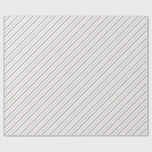 Boho Pastel Moderne Roze Groen Grijs Strepen Cadeaupapier (Vlak)