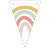 Boho Pastel Rainbow gepersonaliseerd Vlaggetjes (Eerste vlag)