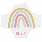 Boho Pastel Rainbow gepersonaliseerd Voetbal (Enkel)