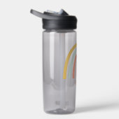 Boho Pastel Rainbow gepersonaliseerd Waterfles (Rechts)