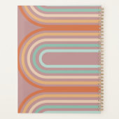 Boho Pastel Rainbow Mauve | Schattigee Planner 202 (Achterkant)