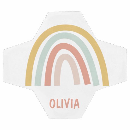 Boho Pastel Rainbow Personnalisé (Plat)