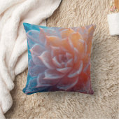 Boho Pastel Succulent Pillow – Suikerglazuurbloemb Kussen (Deken)