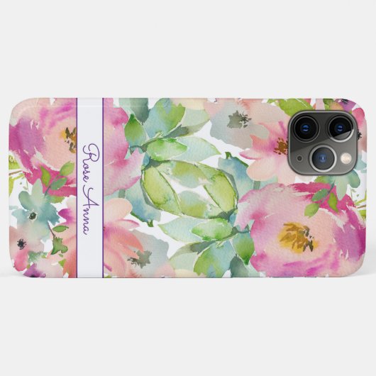 Boho Pastel Waterverf Case-Mate iPhone Case (Achterkant (horizontaal))
