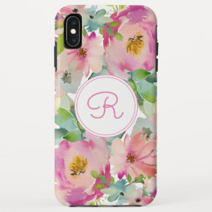 Boho Pastel Waterverf iPhone XS Max Hoesje
