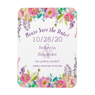 Boho Pastel Waterverf Magneet