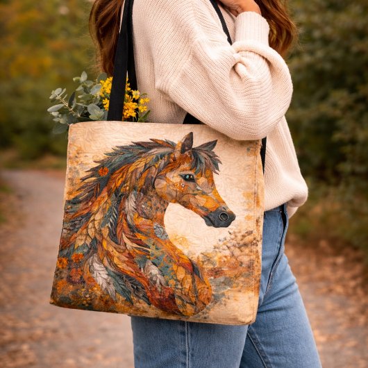 Boho Patchwork Volkskunst Westers Draagtas