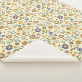 Boho patroon 01.w Lyellow BG Sherpa Deken (3/4)