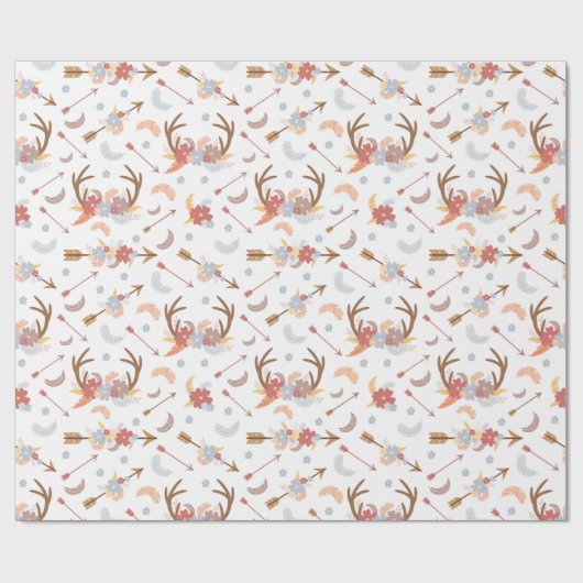 Boho Pattern Cadeaupapier (Vlak)