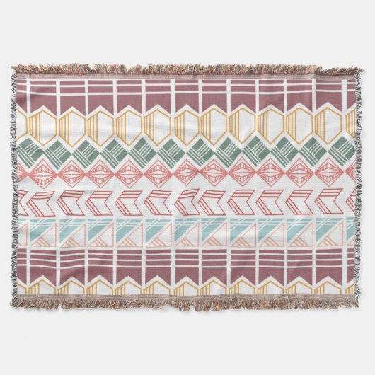 Boho Pattern Deken (Voorkant)