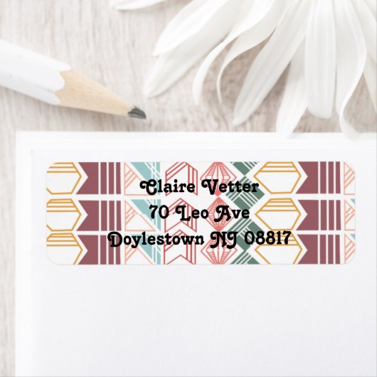 Boho Pattern Etiket (Insitu)