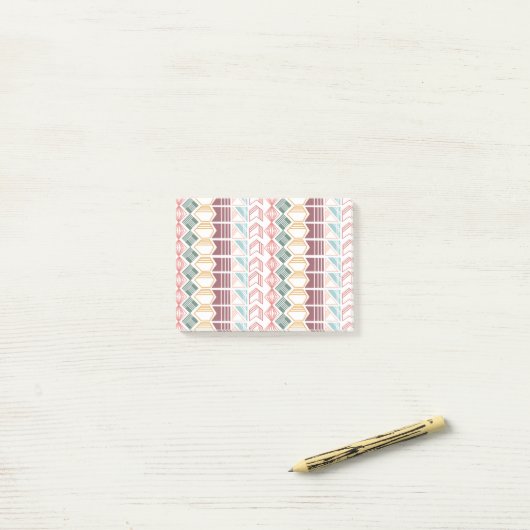 Boho Pattern Post-it® Notes (Op bureau)