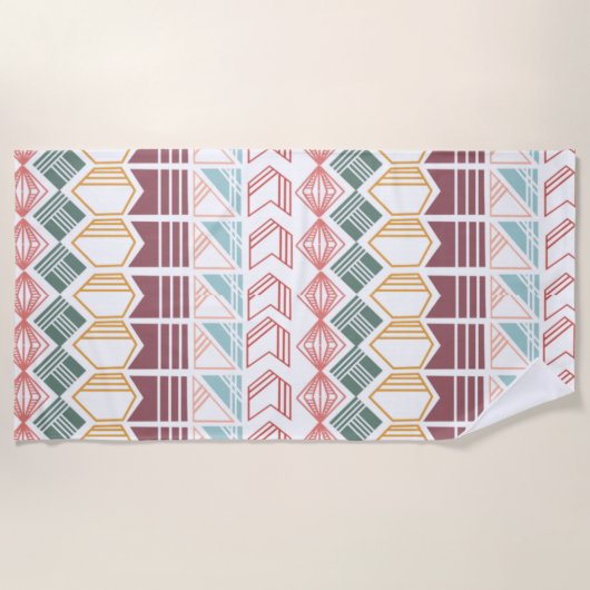 Boho Pattern Strandlaken (Voorkant)