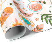 Boho Pattern Wrapping Paper Cadeaupapier (Rol Hoek)