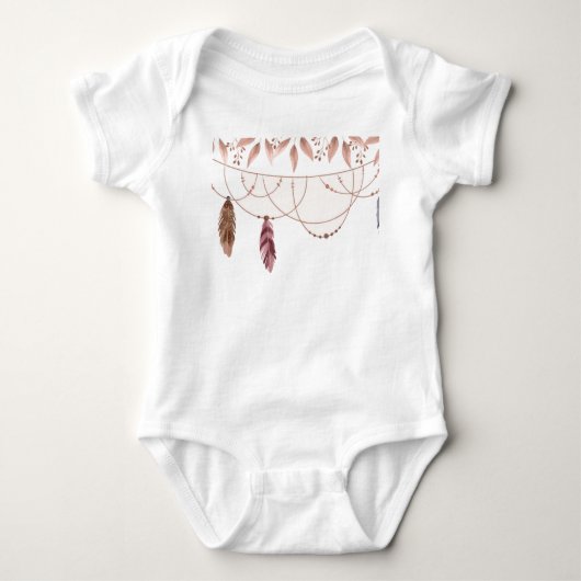 Boho Patterned Jersey Romper (Voorkant)