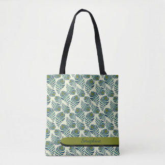Boho Pauwveer Tote Tas