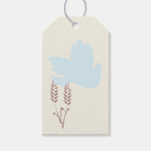 Boho Peace Dove en Wheat Generic Gift Label