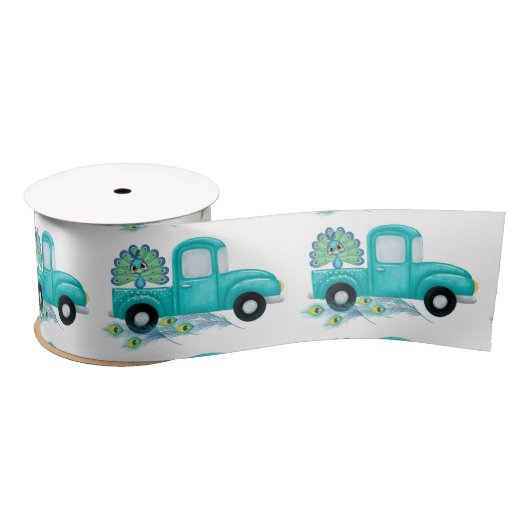 Boho Peacock Feathers  Truck Baby shower Lint (Spoel)