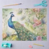  Boho Peacock Peacocks Ontkoppeling Tissuepapier (Craft)