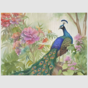  Boho Peacock Peacocks Ontkoppeling Tissuepapier