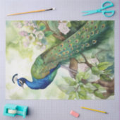  Boho Peacock Peacocks Ontkoppeling Tissuepapier (Craft)