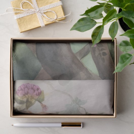 Boho Peacock Peacocks Ontkoppeling Tissuepapier (Geschenk)