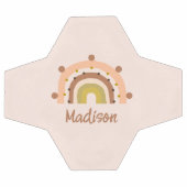 Boho personnalisé Rainbow Blush Pink Kids (Plat)