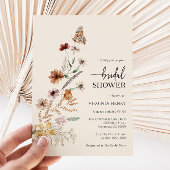 Boho Photo Bridal Shower Invitation