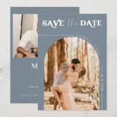 Boho Photo | Moderne Faire-Part (Devant / Derrière)