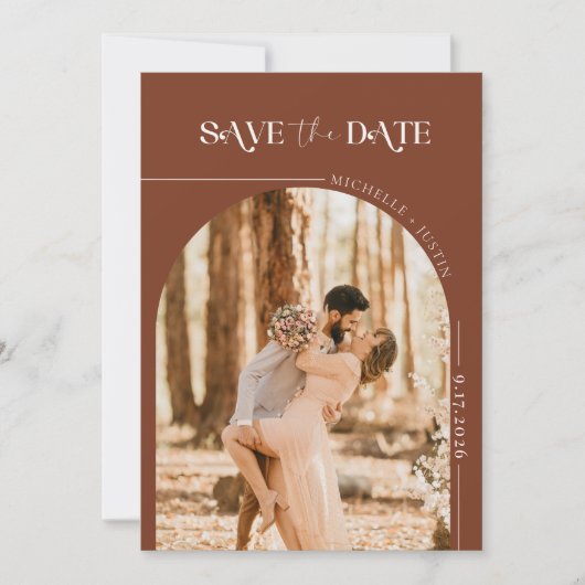 Boho Photo | Moderne Faire-Part  (Devant)