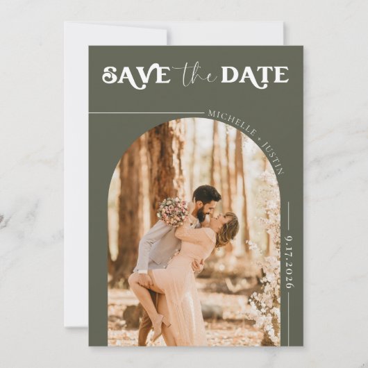 Boho Photo | Moderne Faire-Part  (Devant)