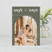 Boho Photo | Moderne Faire-Part  (Debout devant)