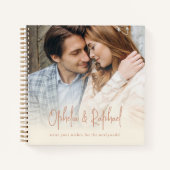 Boho Photo Overlay Cream Livre d'invités (Devant)