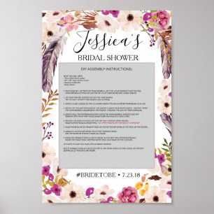 Boho Photo Prop Poster Frame