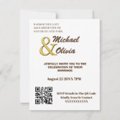 Boho Photo Save The Date | Modern Minimalist Kaart (Achterkant)