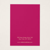 Boho Pink Butterfly Ketting Bracelet Display Card Visitekaartje (Achterkant)