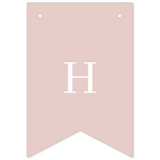 Boho Pink Daisy Happy Birthday Floral Vlaggetjes (Tweede vlag)