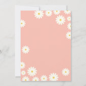 Boho Pink Daisy is niet een prachtige handgetekend Kaart (Achterkant)