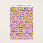 Boho Pink Earring Ketting Jewelry Display Kaart (Voorkant)