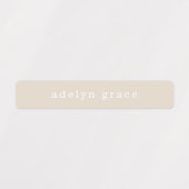 Boho Pink Fille Nom Étiquettes (Design 2)